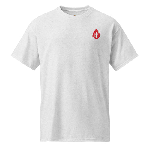 True Few Collective Firefighter Essential Tee in gray with logo on the front